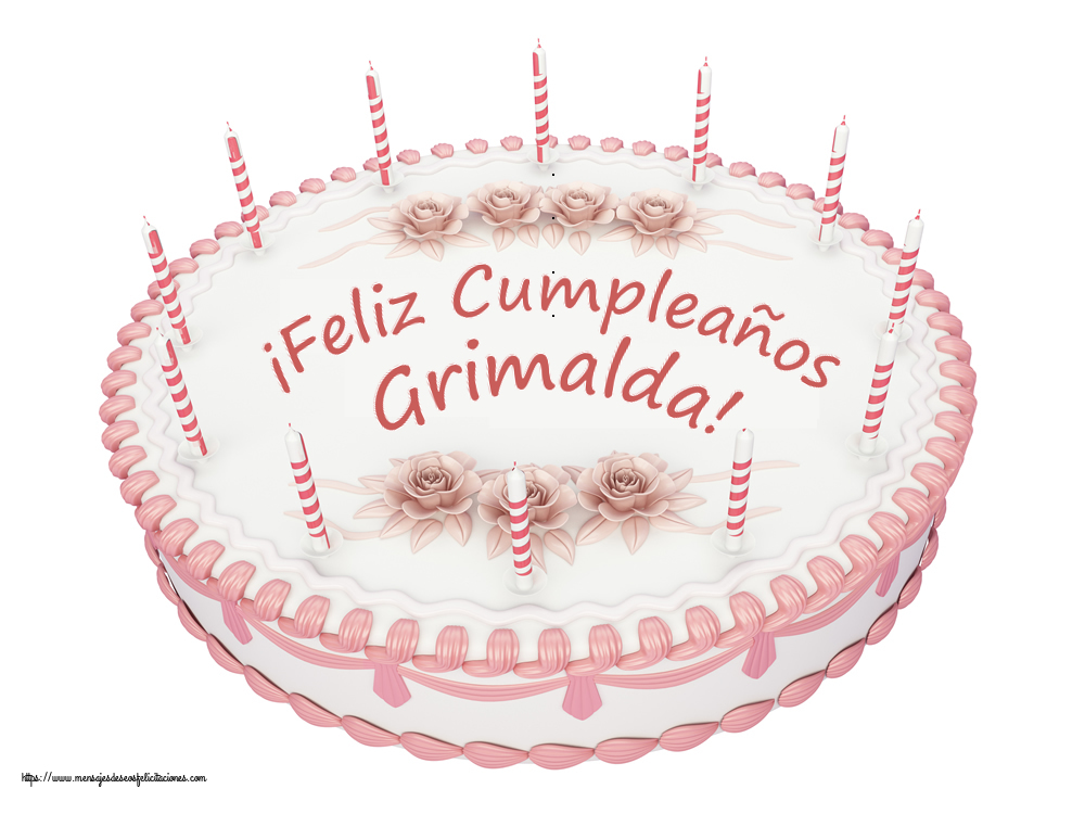 Felicitaciones de cumpleaños - ¡Feliz Cumpleaños Grimalda! - Tartas