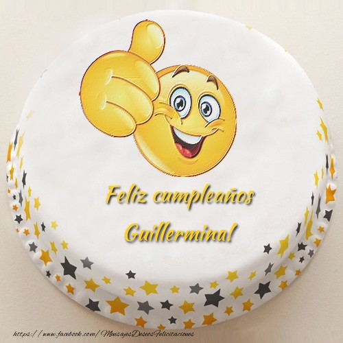 Felicitaciones de cumpleaños - Feliz cumpleaños, Guillermina!