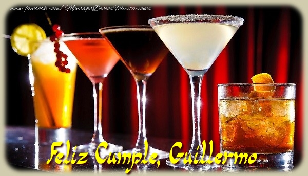 Felicitaciones de cumpleaños - Champán | Feliz Cumple, Guillermo