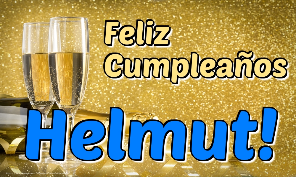 Felicitaciones de cumpleaños - Feliz Cumpleaños Helmut!