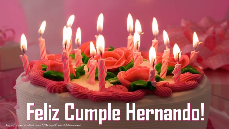 Felicitaciones de cumpleaños - Tartas | Feliz Cumple Hernando!