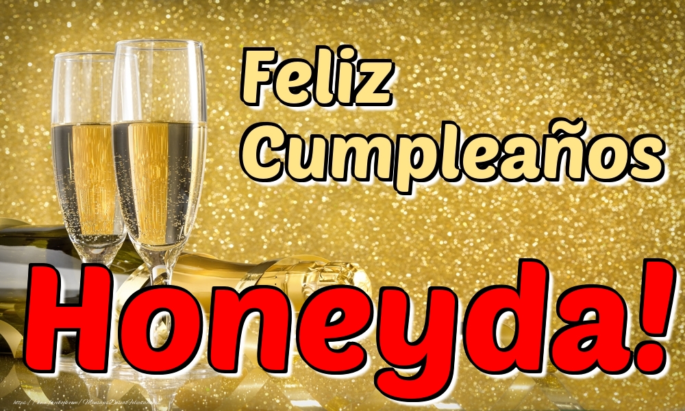 Felicitaciones de cumpleaños - Feliz Cumpleaños Honeyda!