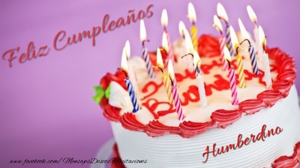Felicitaciones de cumpleaños - Tartas | Feliz cumpleaños, Humberdino!