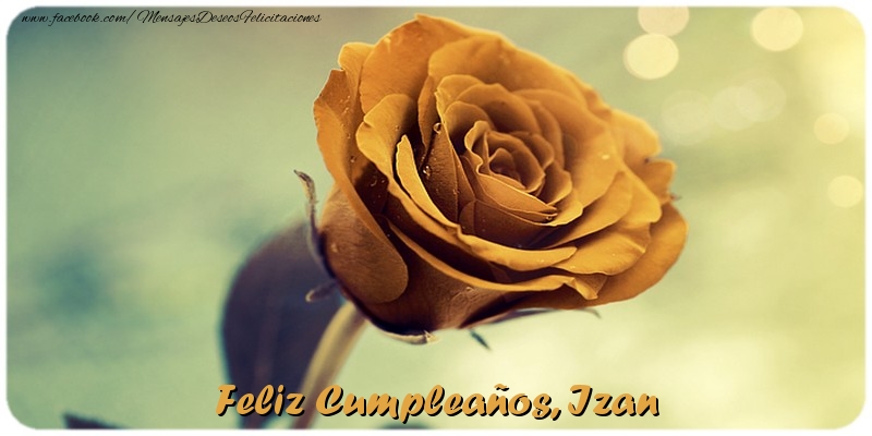 Felicitaciones de cumpleaños - Rosas | Feliz Cumpleaños, Izan