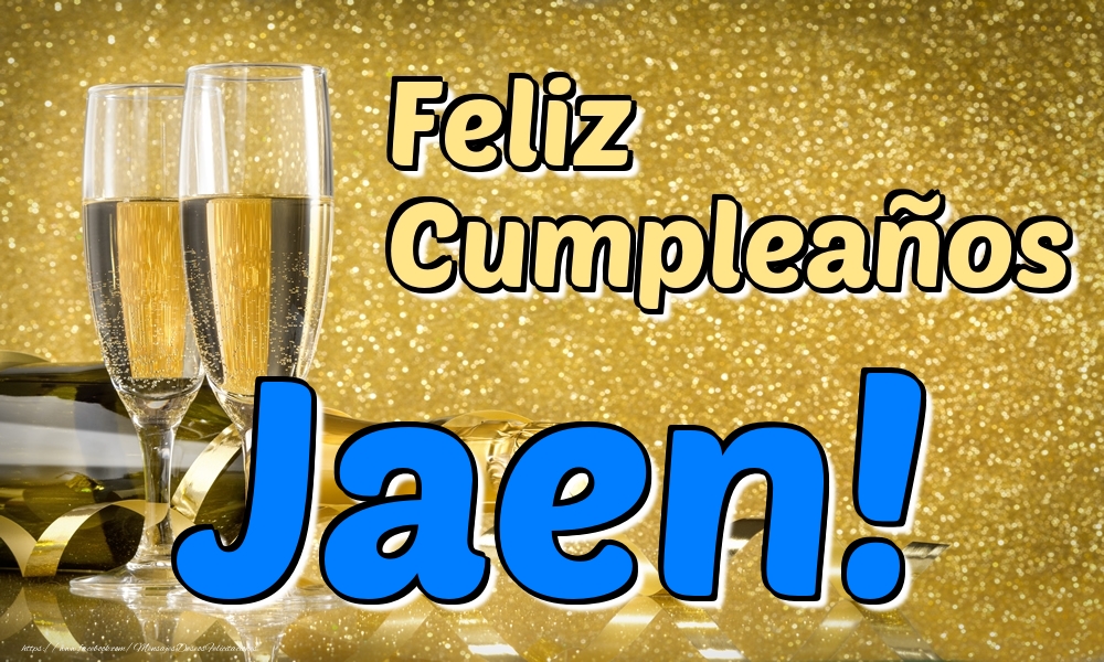 Felicitaciones de cumpleaños - Feliz Cumpleaños Jaen!