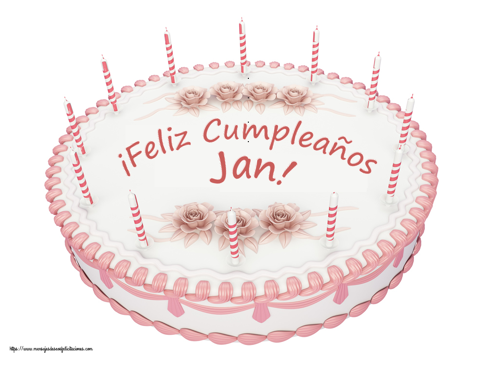 Felicitaciones de cumpleaños -  ¡Feliz Cumpleaños Jan! - Tartas