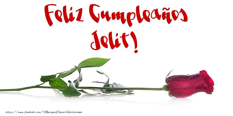 Felicitaciones de cumpleaños - Flores & Rosas | Feliz Cumpleaños Jelit!