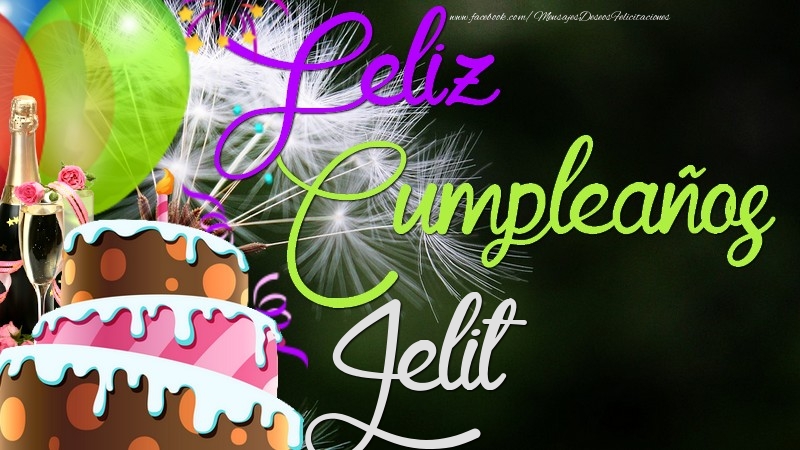 Felicitaciones de cumpleaños - Champán & Globos & Tartas | Feliz Cumpleaños, Jelit