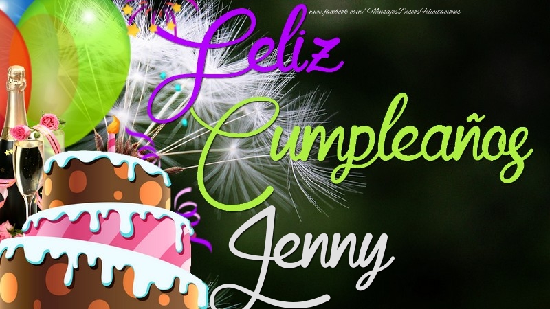Felicitaciones de cumpleaños - Feliz Cumpleaños, Jenny