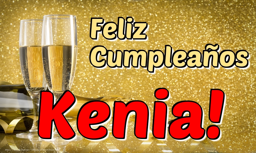 Felicitaciones de cumpleaños - Feliz Cumpleaños Kenia!