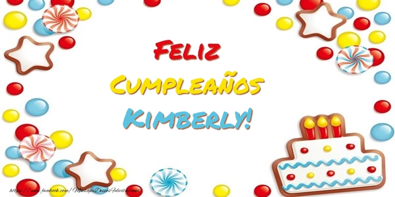 Felicitaciones de cumpleaños - Cumpleaños Kimberly