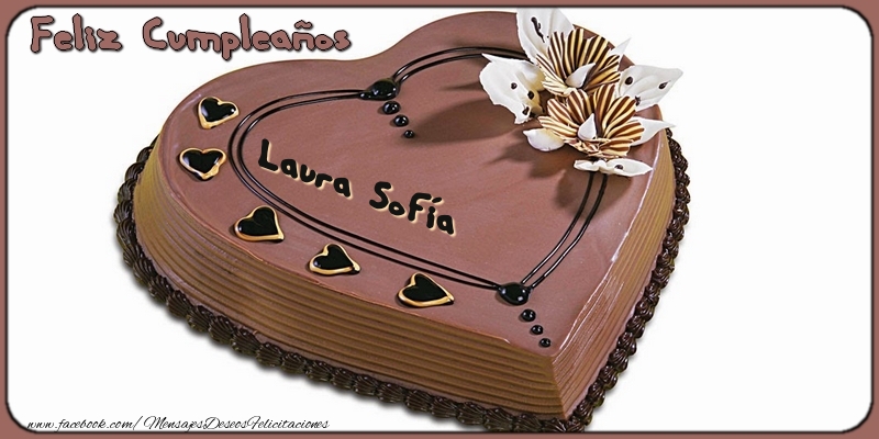  Felicitaciones de cumpleaños - Tartas | Feliz Cumpleaños, Laura Sofía!