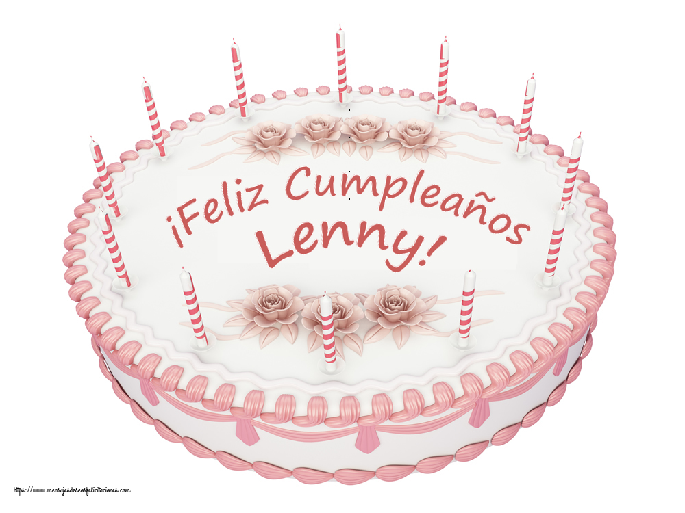 Felicitaciones de cumpleaños -  ¡Feliz Cumpleaños Lenny! - Tartas