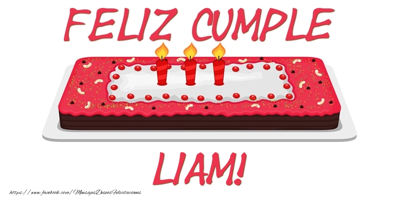 Felicitaciones de cumpleaños - Tartas | Feliz Cumple Liam!