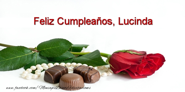 Felicitaciones de cumpleaños - Feliz Cumpleaños, Lucinda