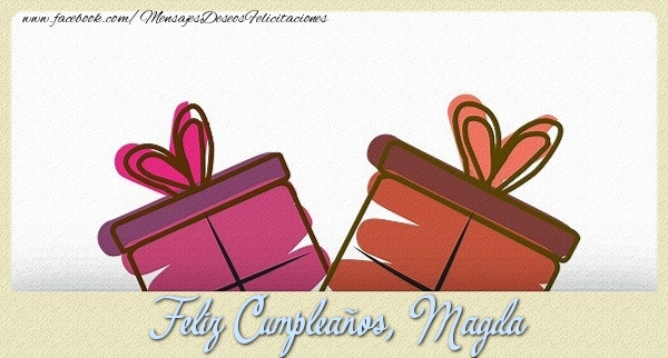 Felicitaciones de cumpleaños - Feliz Cumpleaños, Magda