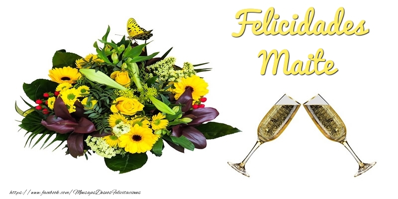 Felicitaciones de cumpleaños - Felicidades Maite