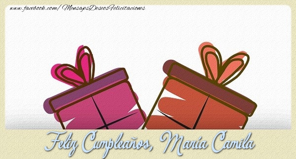 Felicitaciones de cumpleaños - Champán | Feliz Cumpleaños, María Camila