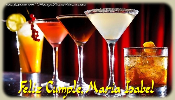  Felicitaciones de cumpleaños - Champán | Feliz Cumple, Maria Isabel