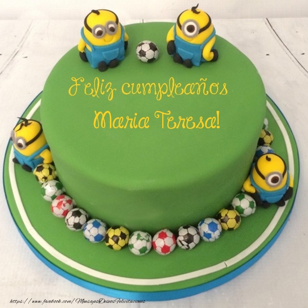 Felicitaciones de cumpleaños - Feliz cumpleaños, Maria Teresa!