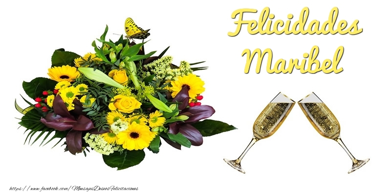 Felicitaciones de cumpleaños - Felicidades Maribel