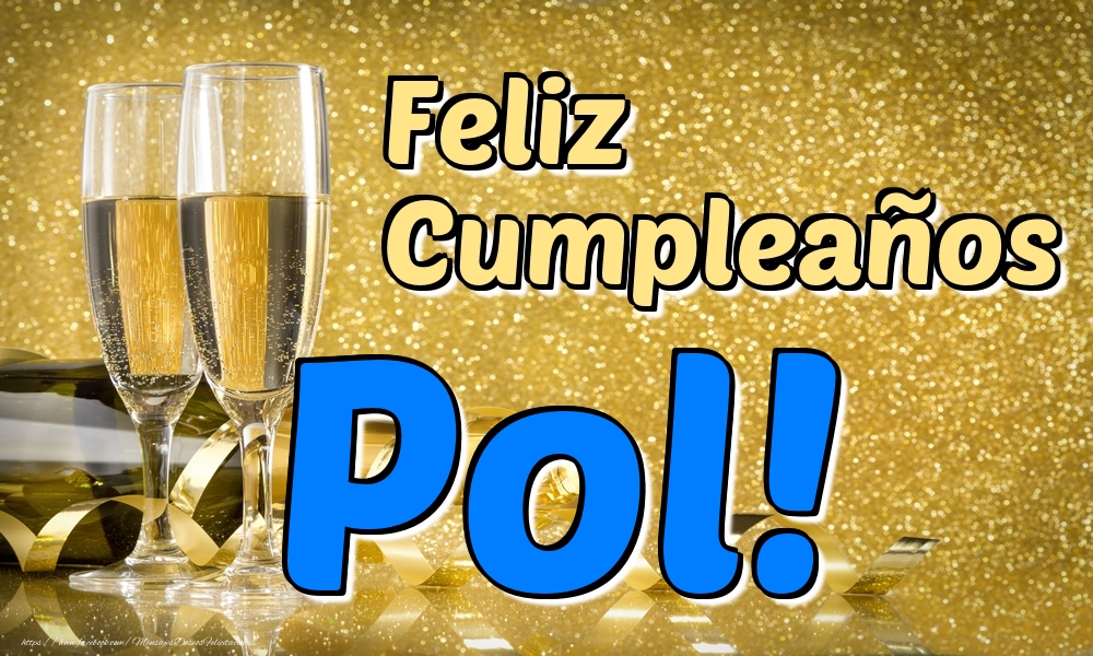 Felicitaciones de cumpleaños - Feliz Cumpleaños Pol!
