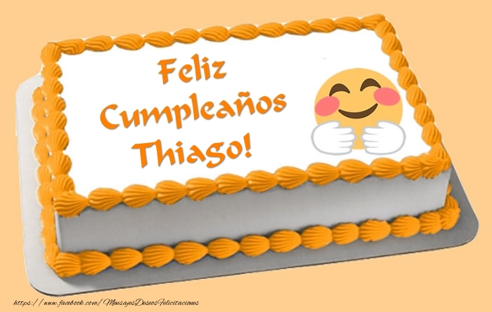 Felicitaciones de cumpleaños - Tartas | Tarta Feliz Cumpleaños Thiago!