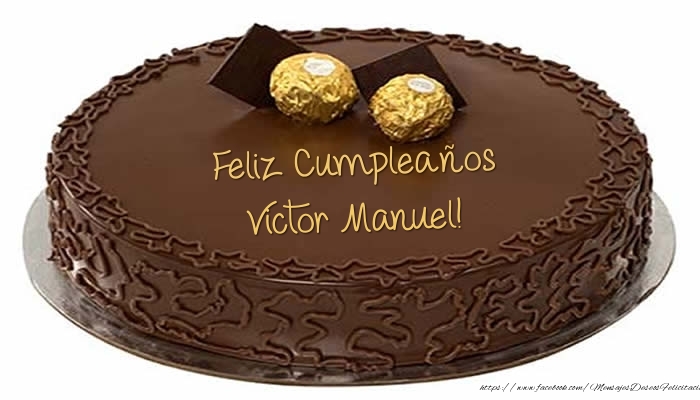 Felicitaciones de cumpleaños -  Tartas - Feliz Cumpleaños Victor Manuel!