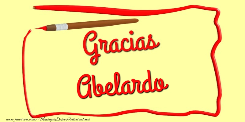 Felicitaciones de gracias - Mensajes | Gracias Abelardo