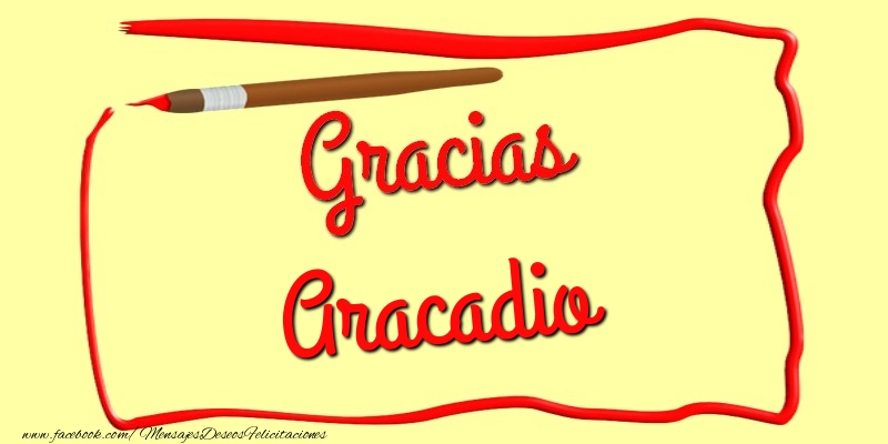 Felicitaciones de gracias - Mensajes | Gracias Aracadio