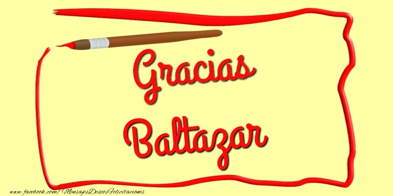 Felicitaciones de gracias - Mensajes | Gracias Baltazar