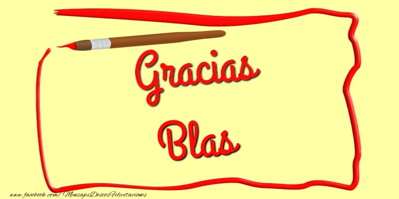 Felicitaciones de gracias - Mensajes | Gracias Blas