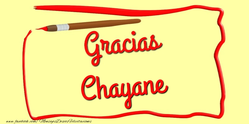 Felicitaciones de gracias - Mensajes | Gracias Chayane