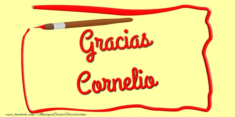 Felicitaciones de gracias - Mensajes | Gracias Cornelio