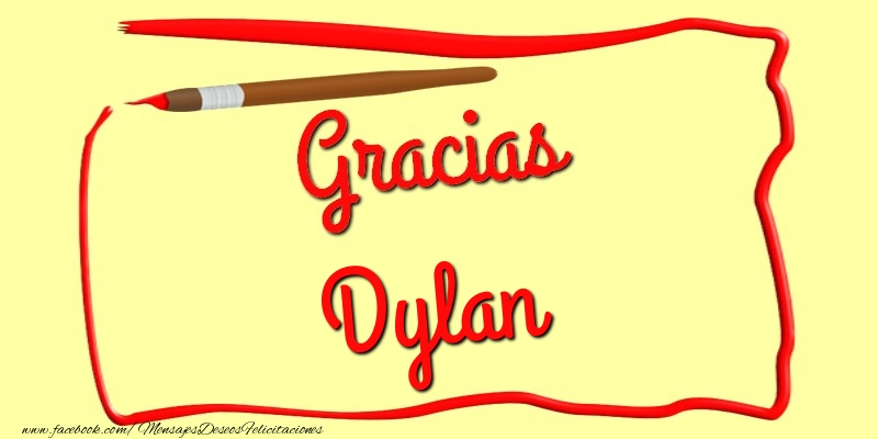 Felicitaciones de gracias - Mensajes | Gracias Dylan