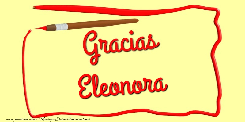 Felicitaciones de gracias - Mensajes | Gracias Eleonora