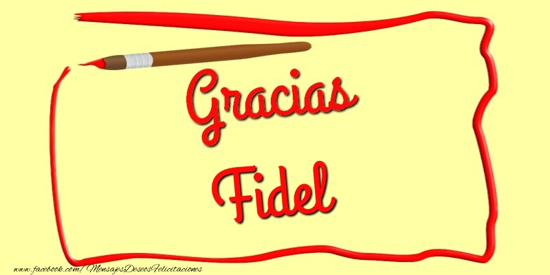 Felicitaciones de gracias - Mensajes | Gracias Fidel