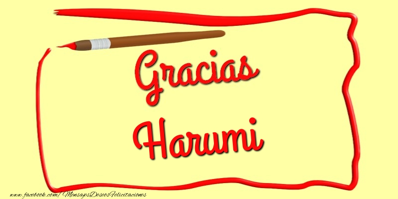 Felicitaciones de gracias - Mensajes | Gracias Harumi