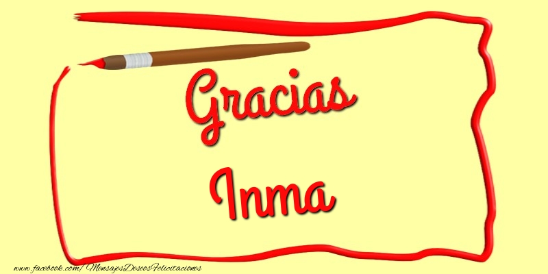 Felicitaciones de gracias - Mensajes | Gracias Inma