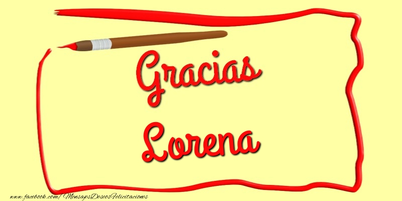 Felicitaciones de gracias - Mensajes | Gracias Lorena
