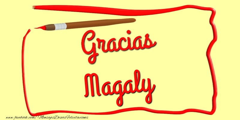Felicitaciones de gracias - Mensajes | Gracias Magaly