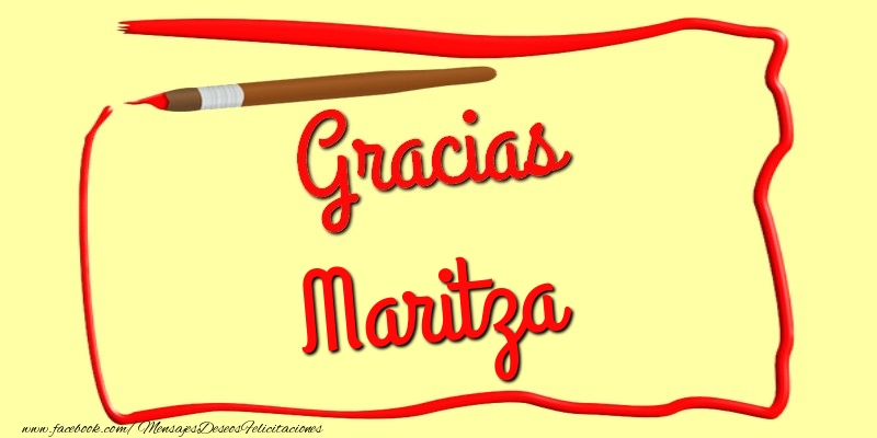 Felicitaciones de gracias - Mensajes | Gracias Maritza