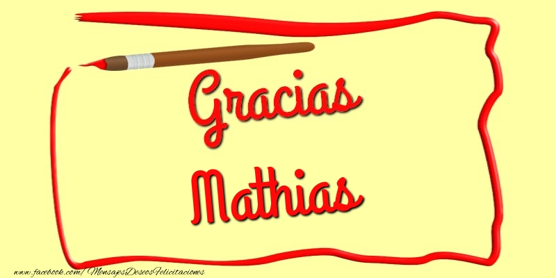 Felicitaciones de gracias - Mensajes | Gracias Mathias
