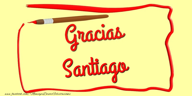 Felicitaciones de gracias - Mensajes | Gracias Santiago