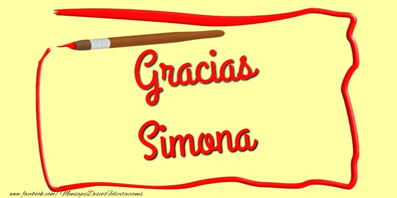 Felicitaciones de gracias - Mensajes | Gracias Simona