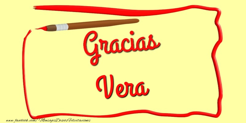 Felicitaciones de gracias - Mensajes | Gracias Vera