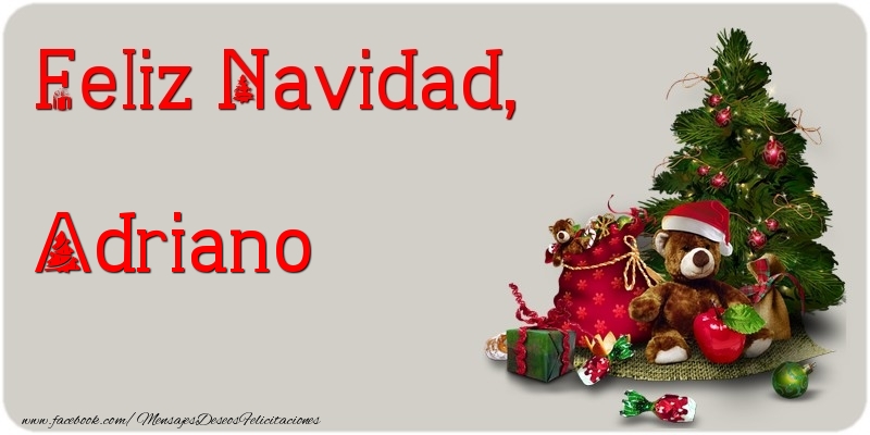 Felicitaciones de Navidad - Árbol De Navidad | Feliz Navidad, Adriano