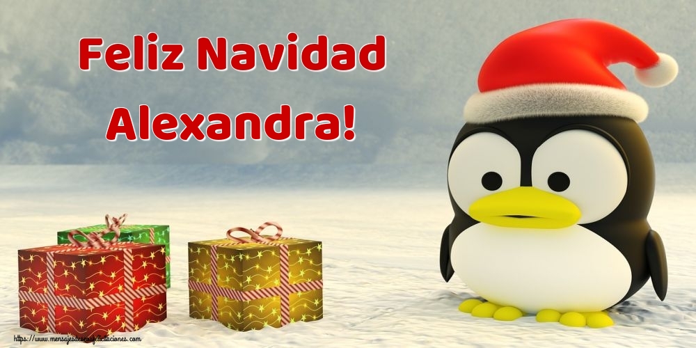 Felicitaciones de Navidad - Feliz Navidad Alexandra!