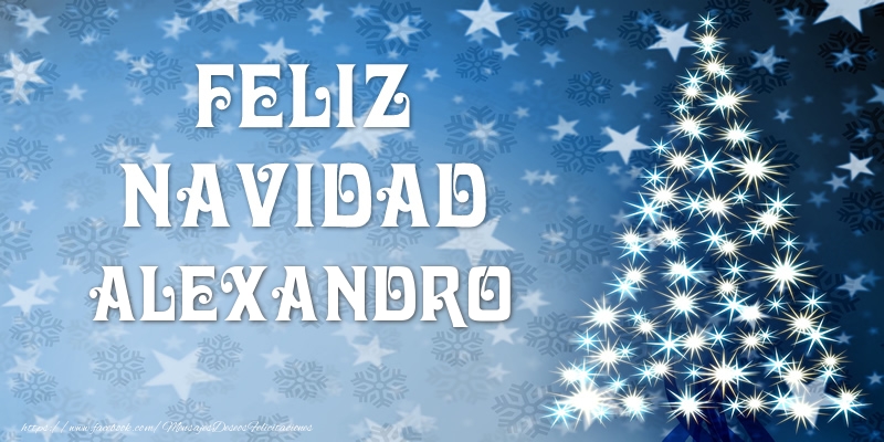 Felicitaciones de Navidad - Árbol De Navidad | Feliz Navidad Alexandro