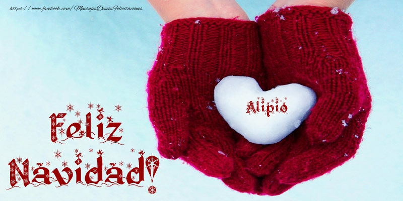 Felicitaciones de Navidad - Feliz Navidad, Alipio!